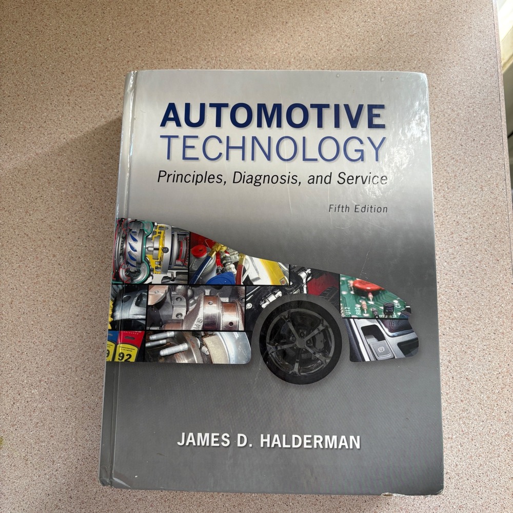 Pearson Automotive Technology James D Halderman 5th Ed Gray HardcoverTextbook